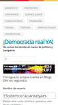 Mobile Screenshot of 15o.democraciarealya.es